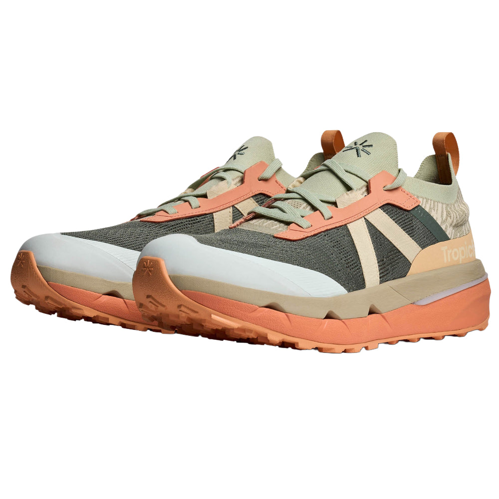 Sneakers uomo per outdoor verdi e arancioni leggere e comode - 2610133U618 sea sunrise