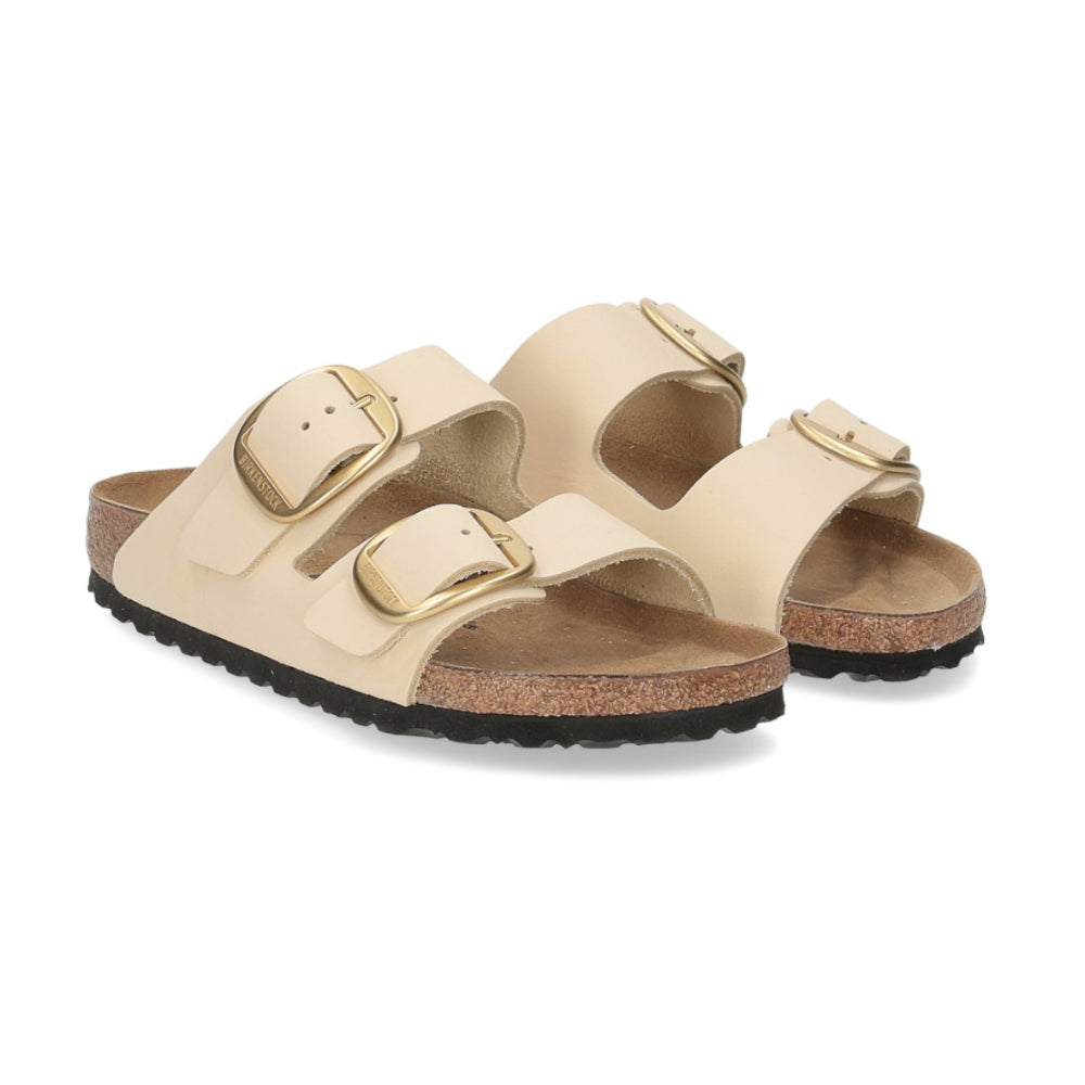 Ciabatte Arizona big buckle Birkenstock beige - 102685 ECRU