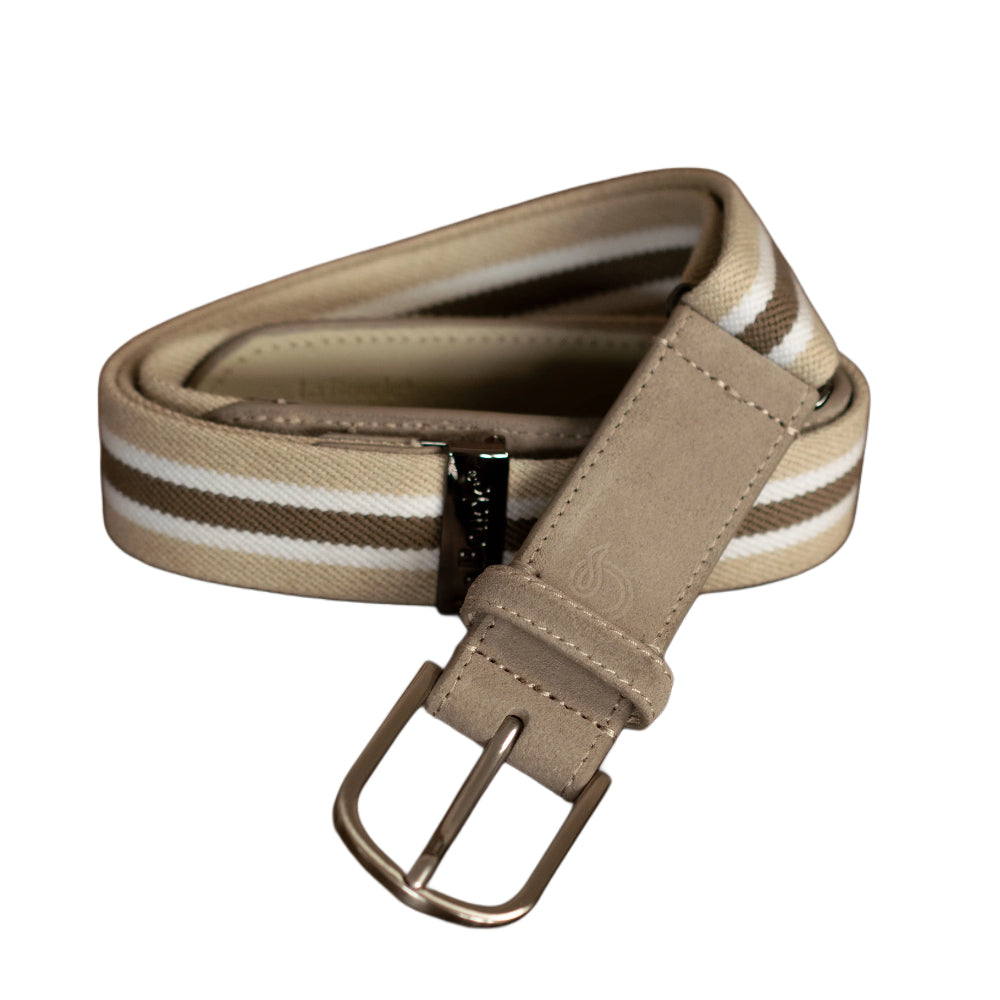 Cintura La Boucle Cornell beige e marrone  - CORNELL TAUPE