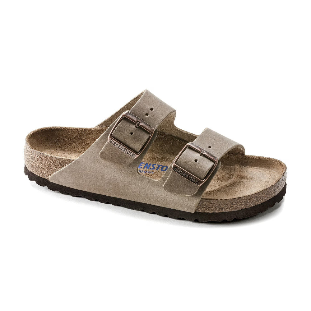 Ciabatte Arizona Birkenstock beige soft - 552813 TABACCO BROWN