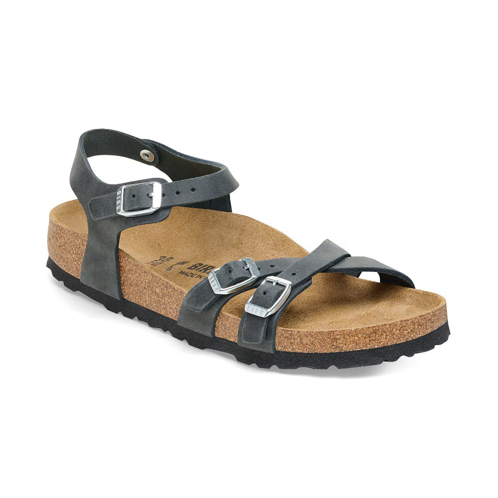 Sandalo Birkenstock Kumba in pelle nero - BLACK 1021487