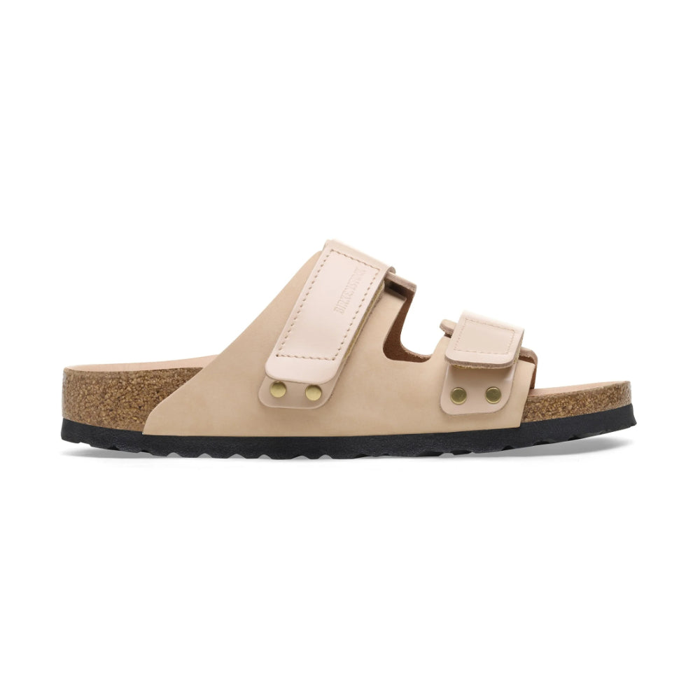 Ciabatte uji Birkenstock rosa/new beige velcro - 1026544