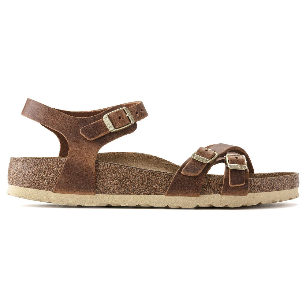 Sandalo Birkenstock Kumba in pelle marrone - COGNAC 1021489