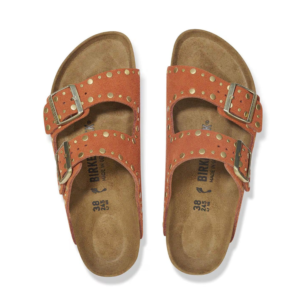 Ciabatte Arizona rivet Birkenstock arancione/dark dust - 1029513
