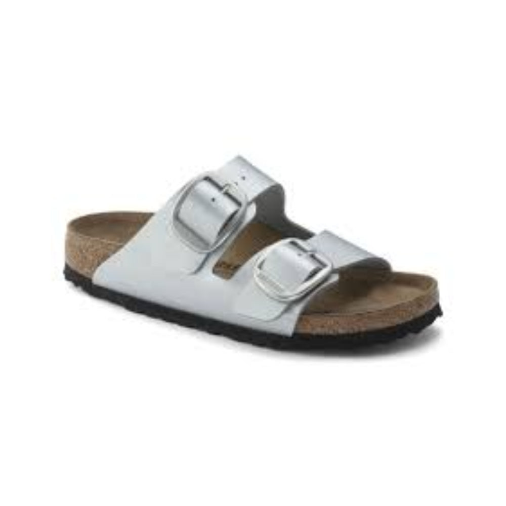Ciabatte Arizona big buckle Birkenstock argento - 1025831