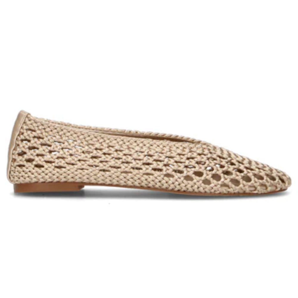 Ballerine Inuovo donna uncinetto nera leggera casual - YTA009 CHAMPAGNE