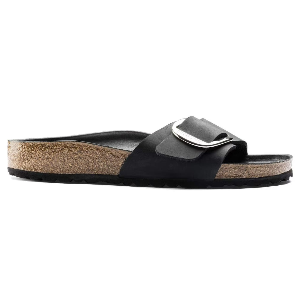 Ciabatte Madrid big buckle Birkenstock nera - 1006523
