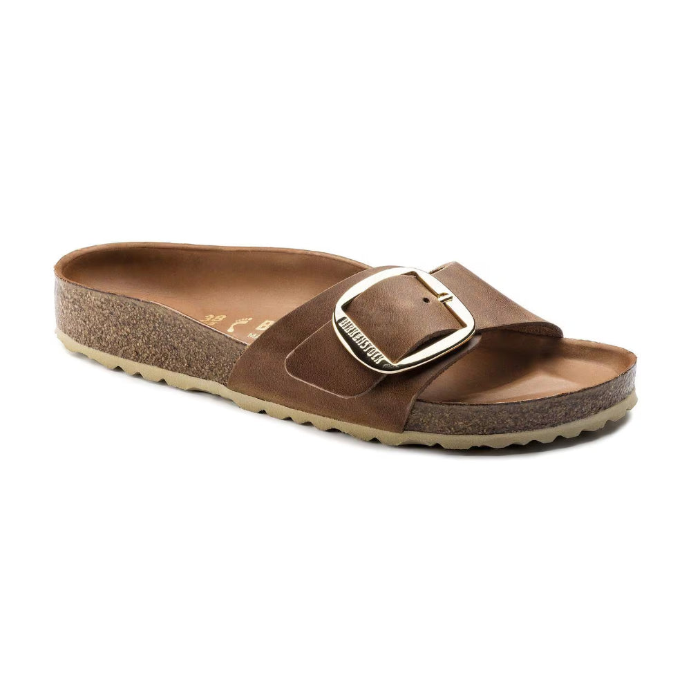 Ciabatte Madrid big buckle Birkenstock cognac - 1006525