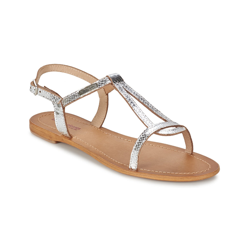 Sandali Les Tropeziennes argento casual chic - HAMAT ARGENT SERPENT